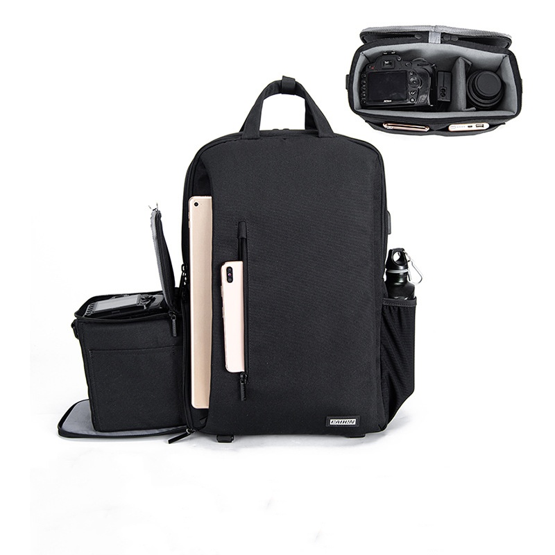 Laptop Backpack 15.6 - Büyük Kamera Sırt Çantası DSLR/SLR/Aynasız Fotoğrafçılık