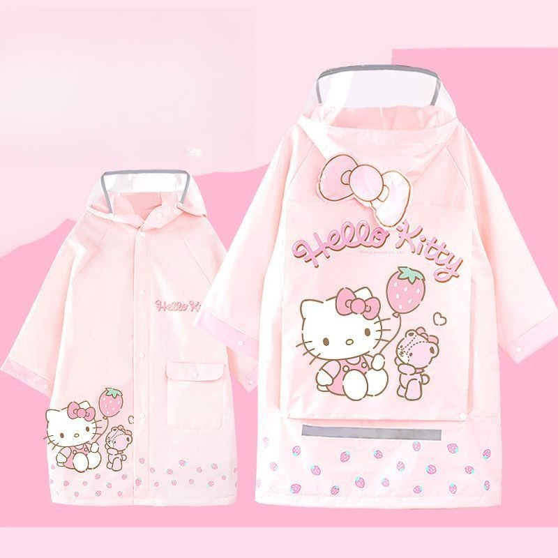 Rain Cover Backpack - Sanrio Cinnamoroll Karikatür Yağmur Panço Sırt