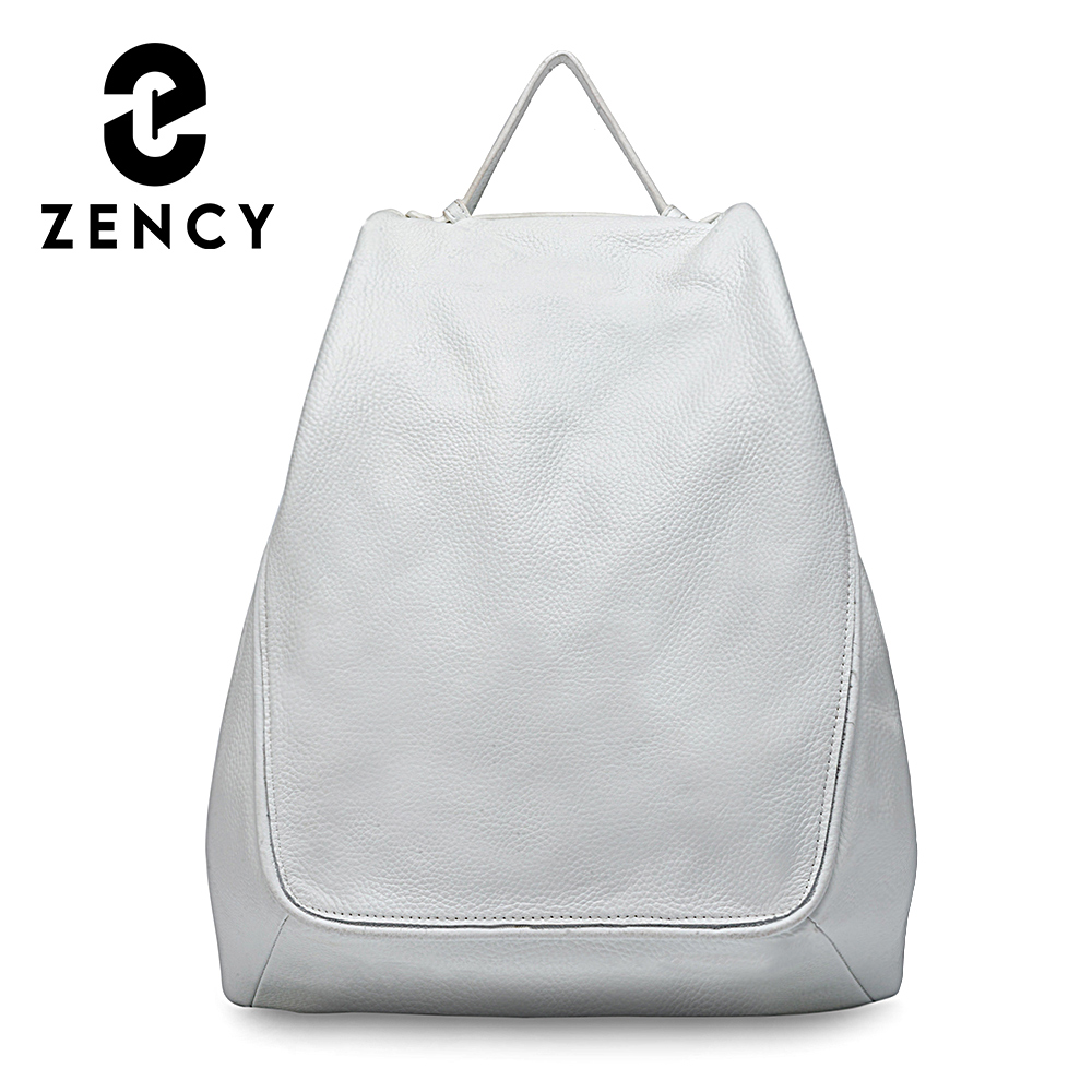 Travel Backpack Anti Theft - Zency Kadın 100% Hakiki Deri Anti-hırsızlık