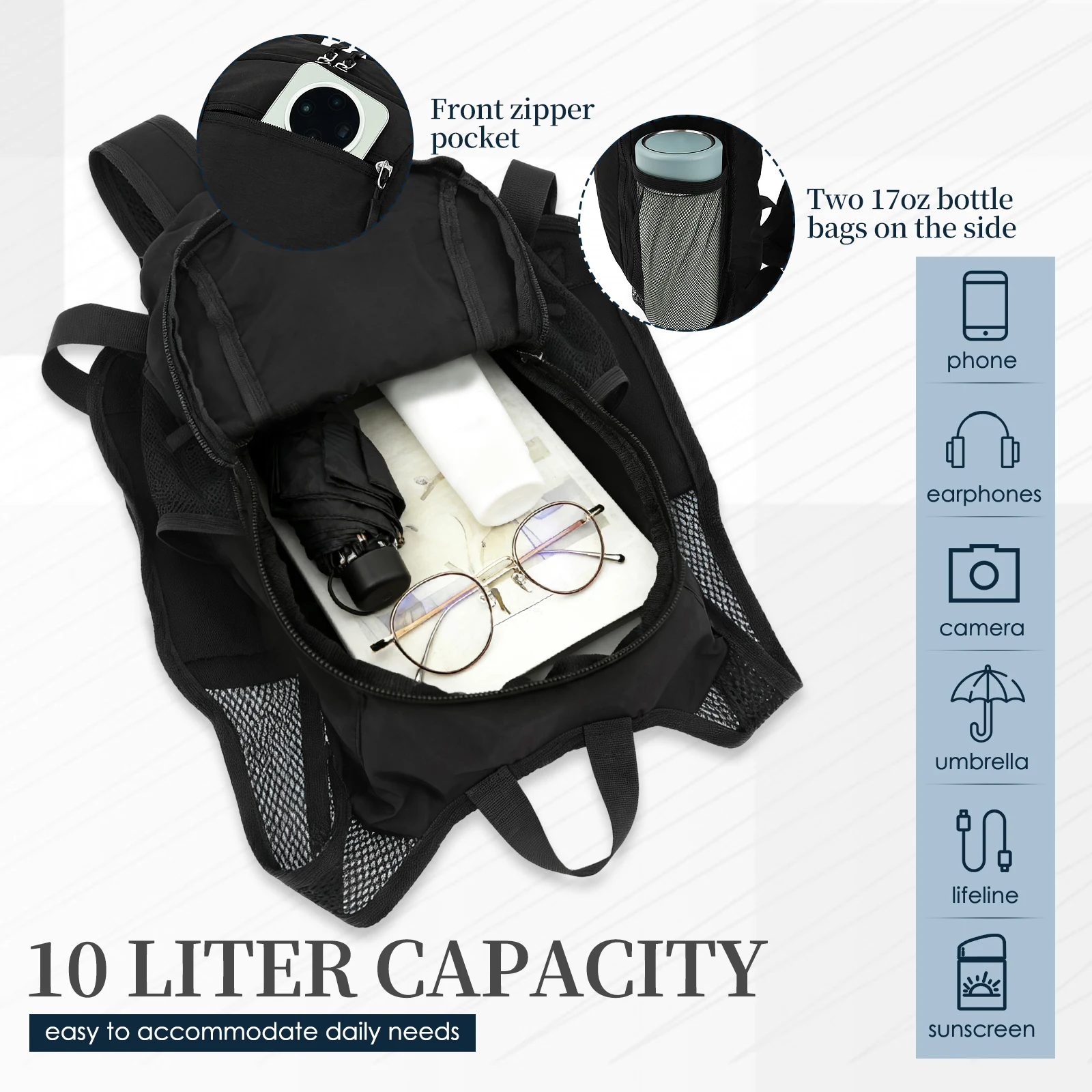 10L Küçük Yürüyüş Sırt Çantası - Foldable Backpack Small incelemesi ve fiyatı