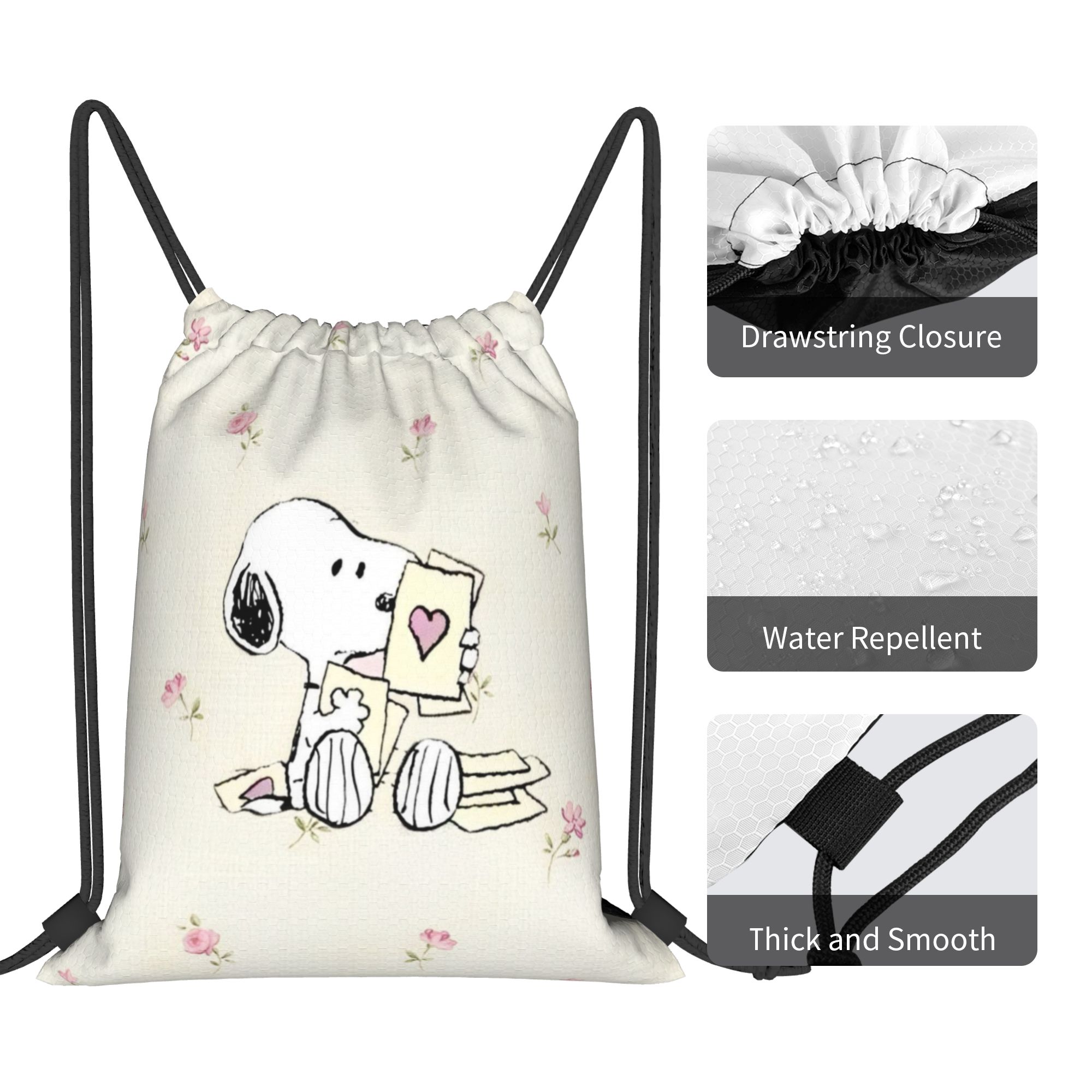 S-Snoopys Loving Gesture Sırt  - Drawstring Gym Bag incelemesi ve fiyatı
