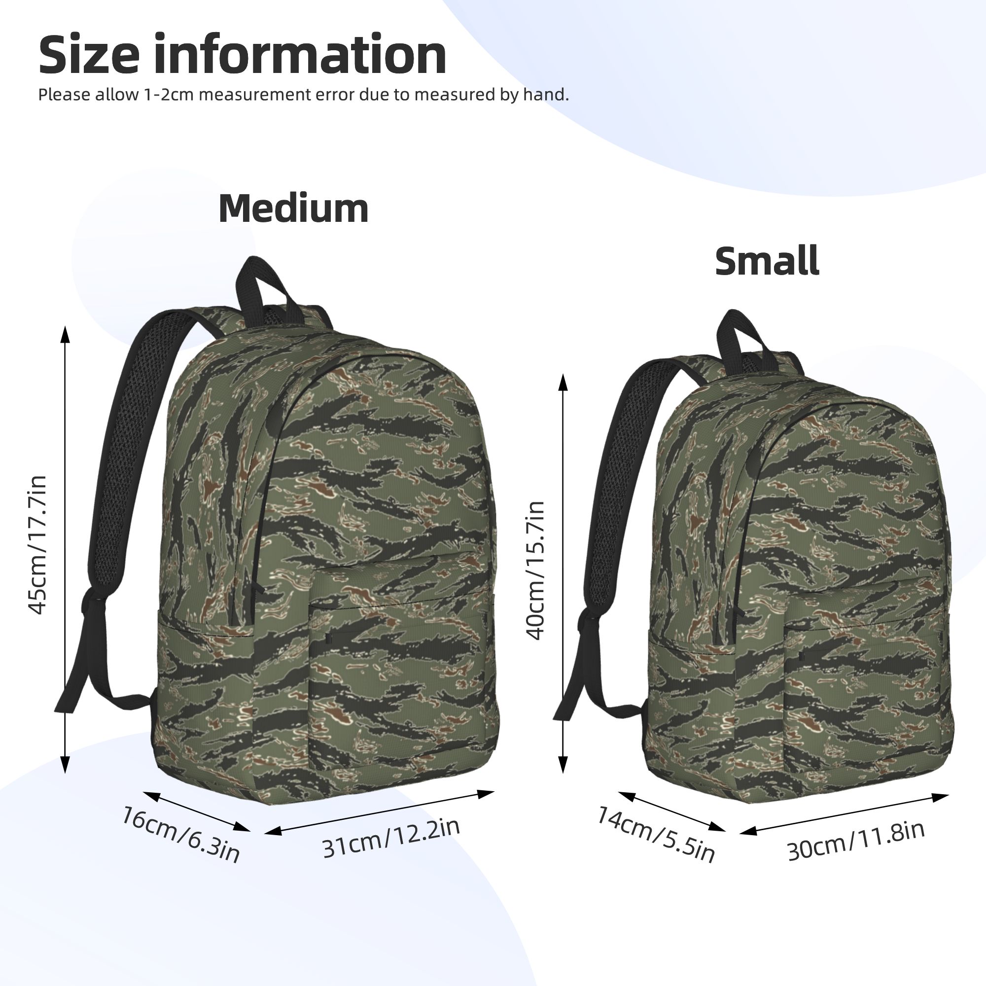 Kaplan Şerit Kamuflaj Sırt Çan - Rucksack Military Style incelemesi ve fiyatı