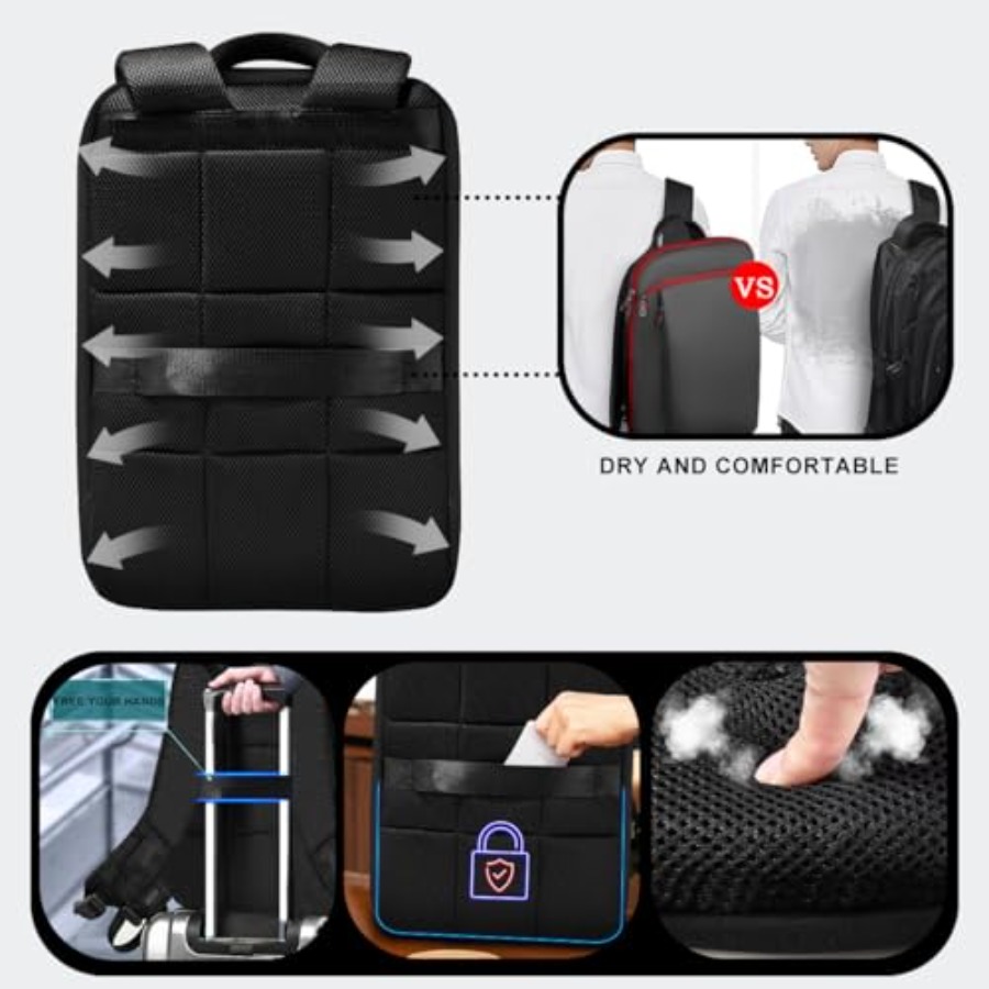 İnce ve Genişletilebilir 15 15 - Laptop Backpack 15.6 incelemesi ve fiyatı