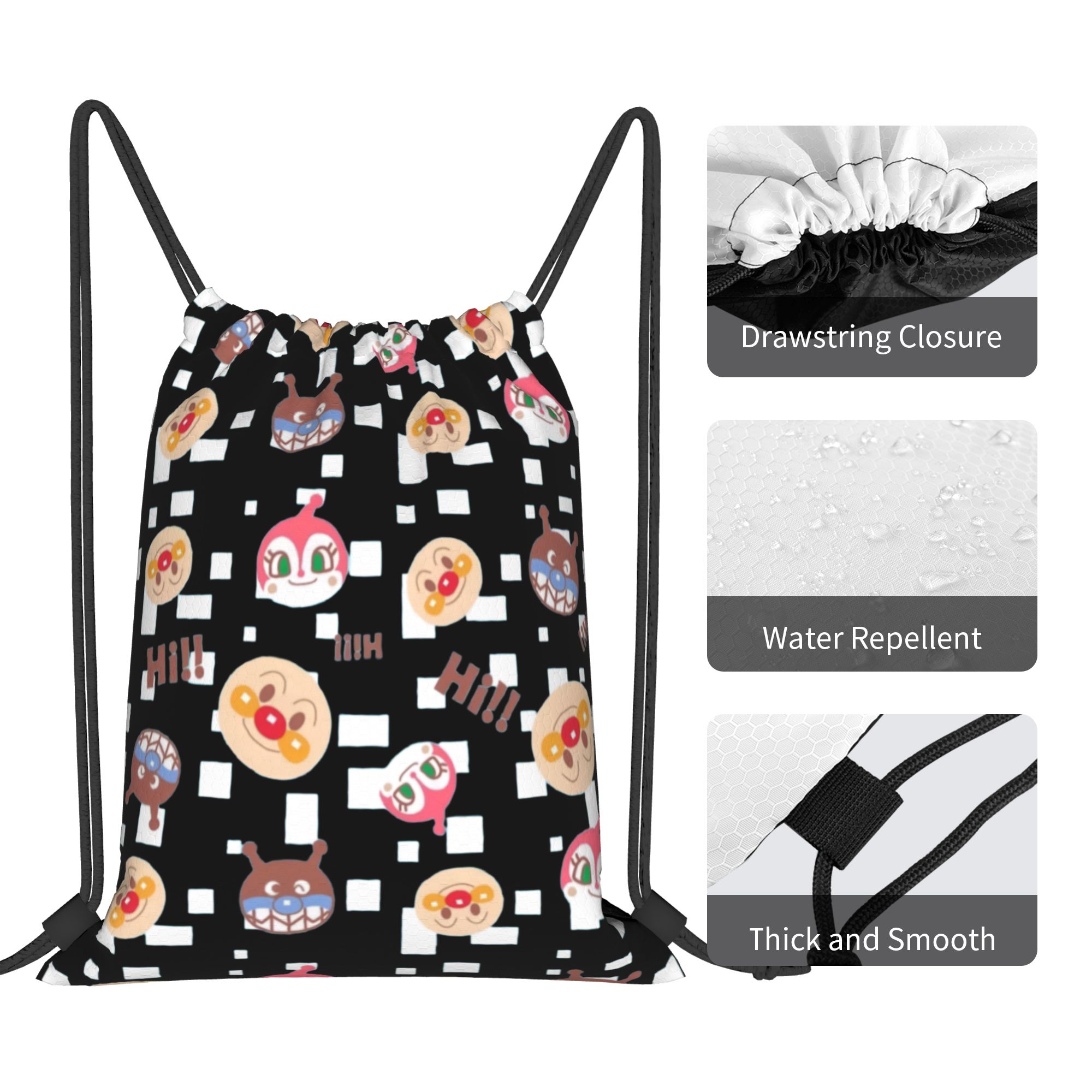 Özel Anpanmans İpli Sırt Çanta - Drawstring Gym Bag incelemesi ve fiyatı