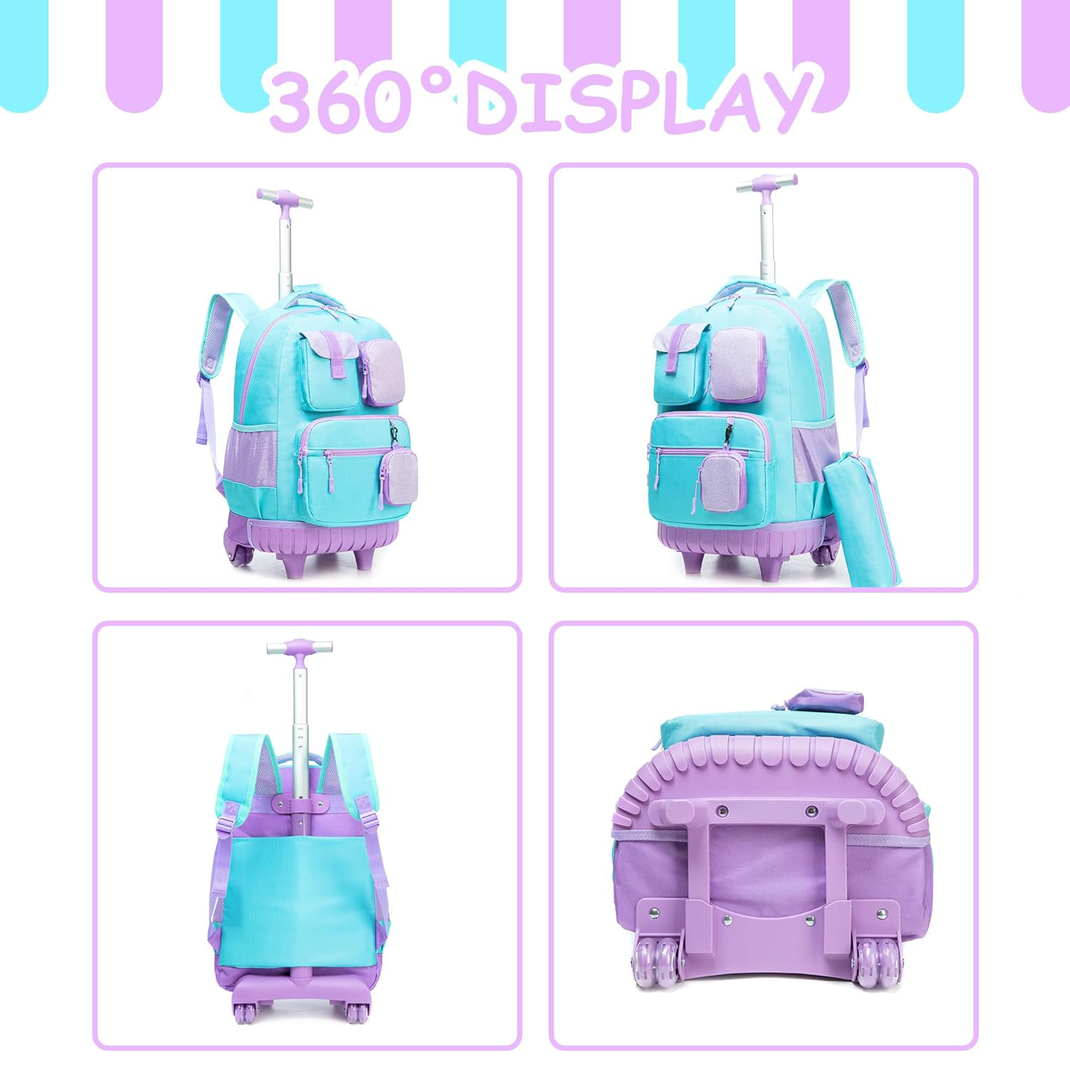 Çocuklar için Tekerlekli Sırt  - School Backpack Teen incelemesi ve fiyatı